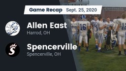 Recap: Allen East  vs. Spencerville  2020