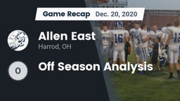 Recap: Allen East  vs. Off Season Analysis 2020