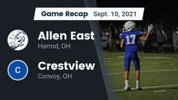 Recap: Allen East  vs. Crestview  2021