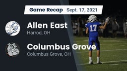 Recap: Allen East  vs. Columbus Grove  2021