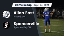 Recap: Allen East  vs. Spencerville  2021