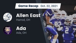 Recap: Allen East  vs. Ada  2021