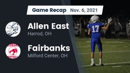 Recap: Allen East  vs. Fairbanks  2021