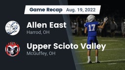 Recap: Allen East  vs. Upper Scioto Valley  2022