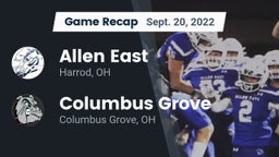 Recap: Allen East  vs. Columbus Grove  2022