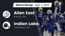 Recap: Allen East  vs. Indian Lake  2023