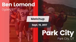 Matchup: Ben Lomond vs. Park City  2017