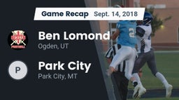 Recap: Ben Lomond  vs. Park City  2018