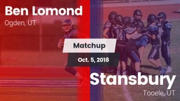 Matchup: Ben Lomond vs. Stansbury  2018