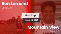 Matchup: Ben Lomond vs. Mountain View  2019