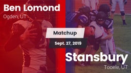 Matchup: Ben Lomond vs. Stansbury  2019