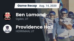 Recap: Ben Lomond  vs. Providence Hall  2020