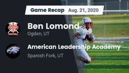 Recap: Ben Lomond  vs. American Leadership Academy  2020