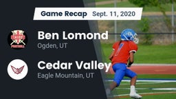 Recap: Ben Lomond  vs. Cedar Valley  2020