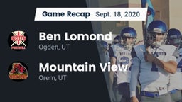 Recap: Ben Lomond  vs. Mountain View  2020