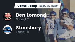 Recap: Ben Lomond  vs. Stansbury  2020