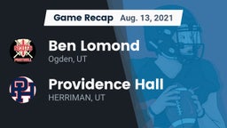 Recap: Ben Lomond  vs. Providence Hall  2021