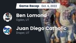 Recap: Ben Lomond  vs. Juan Diego Catholic  2022