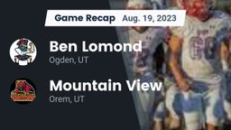 Recap: Ben Lomond  vs. Mountain View  2023