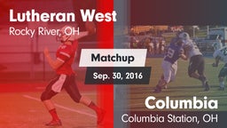 Matchup: Lutheran West vs. Columbia  2016