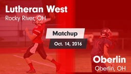 Matchup: Lutheran West vs. Oberlin  2016
