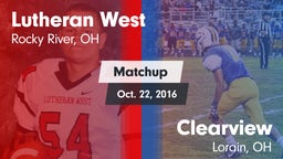 Matchup: Lutheran West vs. Clearview  2016