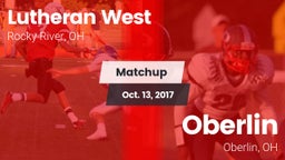 Matchup: Lutheran West vs. Oberlin  2017