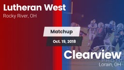 Matchup: Lutheran West vs. Clearview  2018
