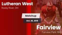 Matchup: Lutheran West vs. Fairview  2018