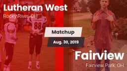 Matchup: Lutheran West vs. Fairview  2019