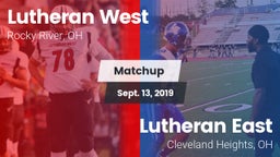 Matchup: Lutheran West vs. Lutheran East  2019