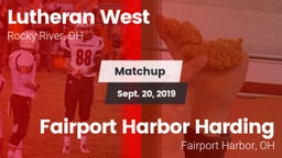 Matchup: Lutheran West vs. Fairport Harbor Harding  2019