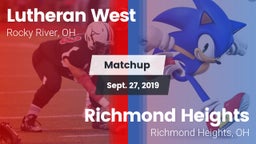 Matchup: Lutheran West vs. Richmond Heights  2019