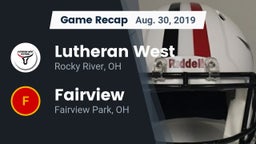 Recap: Lutheran West  vs. Fairview  2019