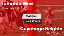 Matchup: Lutheran West vs. Cuyahoga Heights  2020