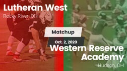 Matchup: Lutheran West vs. Western Reserve Academy 2020