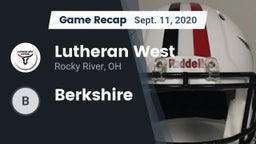 Recap: Lutheran West  vs. Berkshire  2020