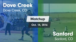 Matchup: Dove Creek vs. Sanford  2016