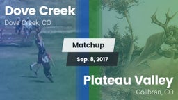 Matchup: Dove Creek vs. Plateau Valley  2017