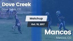 Matchup: Dove Creek vs. Mancos  2017