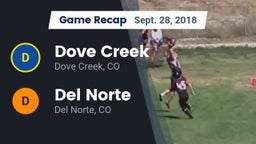 Recap: Dove Creek  vs. Del Norte  2018