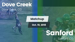 Matchup: Dove Creek vs. Sanford  2018