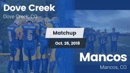 Matchup: Dove Creek vs. Mancos  2018