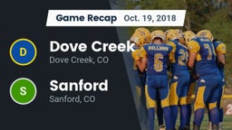 Recap: Dove Creek  vs. Sanford  2018