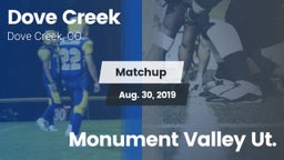 Matchup: Dove Creek vs. Monument Valley Ut. 2019
