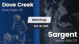 Matchup: Dove Creek vs. Sargent  2019