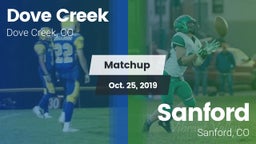 Matchup: Dove Creek vs. Sanford  2019