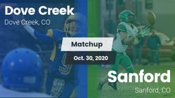 Matchup: Dove Creek vs. Sanford  2020