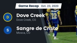 Recap: Dove Creek  vs. Sangre de Cristo  2020