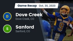 Recap: Dove Creek  vs. Sanford  2020